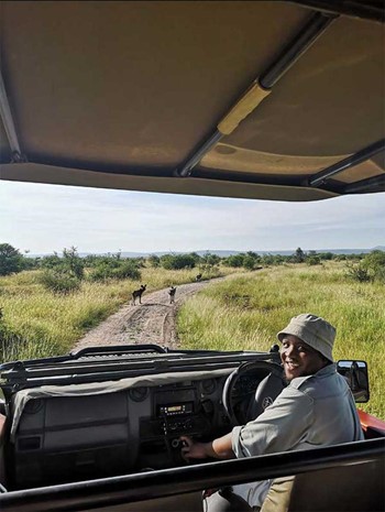 Family Safari guides rangers Tau rangers and guides