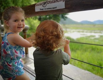 Guiding our kids Kids on Safari