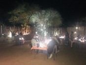 Tau Game Lodge Luxury Facilities Tau Boma at Night
