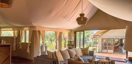 Tau Game Lodge Reception View